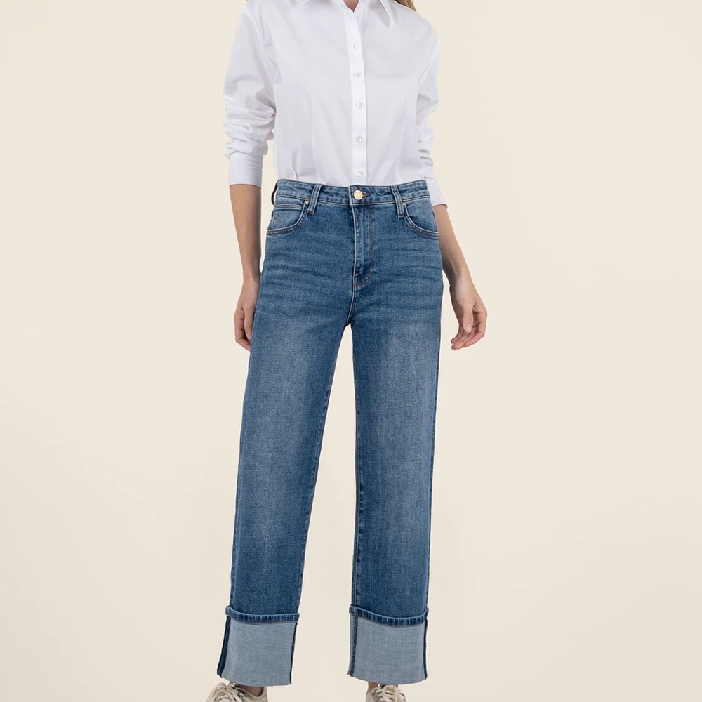 Kut from the Kloth Blue Straight Leg Jeans